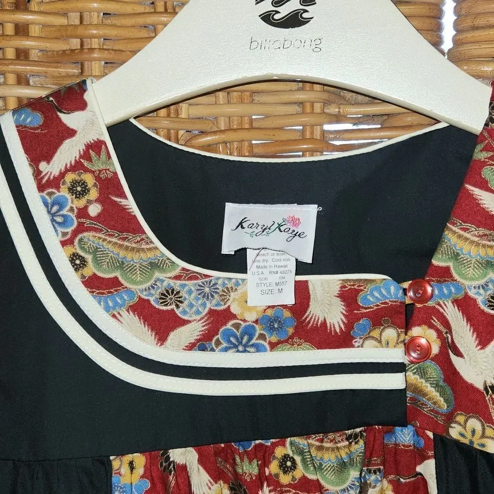 Vintage Karyl Kaye Muumuu Dress M